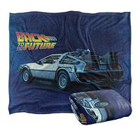 Back To The Future Delorean Silky Touch Super Soft Throw Blanket 152 X 127 Cm