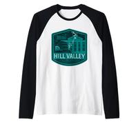 Back to The Future Hill Valley Lightning Camiseta Manga Raglan