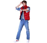 Back to The Future Marty Mcfly Plus Size Fancy Dress Costume for Men 2X