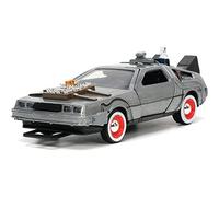 Back to The Future Part III 1:32 Time Machine Coche fundido a presión, juguetes para niños y adultos