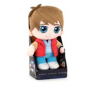 Back to The Future - Peluche de los Personajes de Regreso al Futuro - 26 Centímetros - Marty Mcfly con Display - Calidad Super Soft