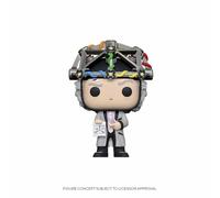 Funko Pop! Movies Figura Regreso al Futuro - Doc con Casco (Dr. Emmett Brown) Vinilo 9 cm