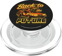 Back To The Future Red And Orange Car PopSockets PopGrip para MagSafe