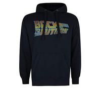 Back To The Future Sudadera con Capucha y Logo Unknown para Hombre, Azul Marino, Talla XL UK