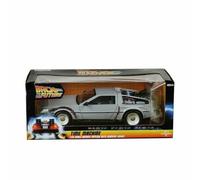 Back To The Future Tiempo Máquina 1/16 Escala Metal Réplica Delorean Nuevo Caja