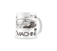 Back to the future time machine taza ceramica regreso al futuro