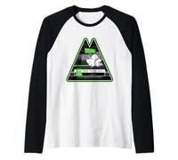 Back to The Future Twin Pines Mall Scene Camiseta Manga Raglan