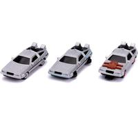 JADA 253251002-31583 de Lorean - Set 3X Time Machine - Back To The Future 1 - Ri