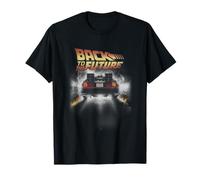 Back To The Future Vintage Delorean Peel Out Camiseta