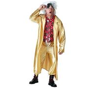 Back to The The Future 2015 Doc Brown Fancy Dress Costume X-Large