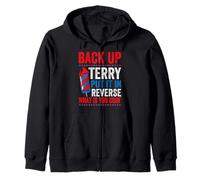 Back Up Terry lo puso al revés ¿Qué estás Haciendo Sudadera con Capucha