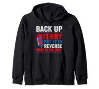 Back up Terry Put it in Reverse 4th of July for Men Women Sudadera con Capucha