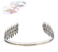 Back-Worn Leaf Metal Headband,Adjustable Gold Leaf Goddess Crown Headpiece of wear, Ideas for Bridal, Proms, & Cosplay. (Silver)