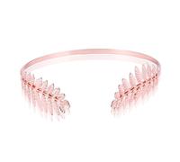 Back-worn Leaf Metal Headband, Fashion Gold Leafs Back-Worn Goddess Headpieces, Gold Bridal Wedding Headpieces Goddess Headpiece for of Head (Rose Gold)