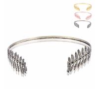 Back-worn Leaf Metal Headband,Goddess Crown Hair Wrap,Fashion Gold Leaf Back-Worn Goddess Headpieces (1pcs-C, ONE SIZE)