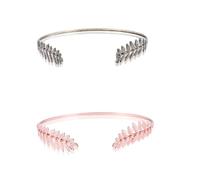 Back-worn Leaf Metal Headband, Gold Leaf Bridal Wedding Headpieces Goddess Headpiece for Back of Head, Metal Headbands for Women