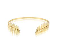 Back-worn Leaf Metal Headband, Gold Leaf Bridal Wedding Headpieces Goddess Headpiece for Back of Head, Metal Headbands for Women (Gold)