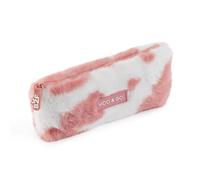 Back2Fun - Estuche de Peluche Suave pensado para Vuelta al Cole o Uso Diario, Portatodo Escolar con Cremallera y Tirador de Silicona, Multiusos para Material Escolar, Maquillaje o Accesorios