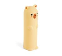 Back2Fun - Estuche Escolar Que Brilla en la Oscuridad, Portatodo de Silicona Suave de Ø65x19 cm, Cremallera Trasera, Estilo Kawaii para la Vuelta al Cole, Capibara