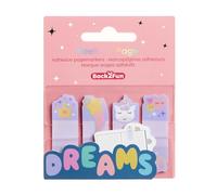 Back2Fun - Marcapáginas Adhesivos Removibles, Set de 80 Marcadores de Páginas Estilo Kawaii para la Vuelta al Cole, Índices de Plástico, Animales