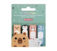 Back2Fun - Marcapáginas Adhesivos Removibles, Set de 80 Marcadores de Páginas Estilo Kawaii para la Vuelta al Cole, Índices de Plástico, Dream