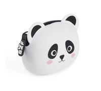 Back2Fun - Monedero de Silicona Suave, Tamaño 90 x 70 x 35 mm, Cierre Cremallera, Portamonedas pequeño, Diseño de animalitos adorables, Pensado para pequeños Objetos, Regalo o Uso Escolar, Panda