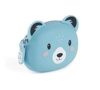 Back2Fun - Monedero Infantil de Silicona Suave con Cremallera, Oso