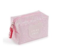 Back2Fun Monedero Purpurina Rosa B2F, Accesorio de Viaje-Billetera Unisex niños, 100 x 70 x 50 mm