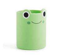 Back2Fun - Portalápices infantil de silicona suave, Cubilete multiusos con diseño tierno de animalito, Organiza útiles escolares y más. Papelería divertida pensada para la vuelta al cole o como regalo