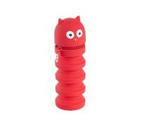 Back2Fun - Portatodo cubilete 2 en 1 Extensible, Estuche Escolar un Compartimento, Porta Todo retráctil de Silicona Suave con Cierre Cremallera, Material Escolar Divertido para la Vuelta al Cole