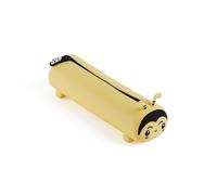 Back2Fun - Portatodo Escolar Plano, Estuche Escolar un Compartimento, Porta Todo de Silicona Suave, Cierre Cremallera, Diseño de Animales en Relieve, Material Escolar Divertido para la Vuelta al Cole