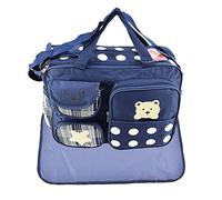 Backbayia - Bolso cambiador para bebé, impermeable, multifunción, gran capacidad (marina)