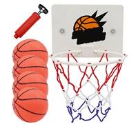 Backboard Set, Wall Mounted Net, Mini Rim, Portable Sport Station, Creative Play Accessory, Active Childhood Development Tool, Bedroom Glass Door Mounting Kit Size