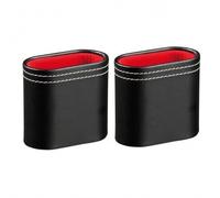 Backgammon - Kunstleder-Würfelbecher - 2 Pieza