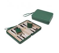 Backgammon Thasos - Viaje - Cuero Sintético - Magnético - Con Asa