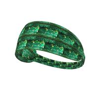 Background St Patrick's Day Printing One-Pack Comfortable Elastic Exercise Headband Athletic Band 10.9 * 34.0 cm Soft And Breathable