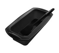 Backhaus FlexBake Molde de Silicona para Bizcocho 22 cm con Espátula - Antiadherente, Sin BPA, 100% Silicona Platino - Apto para Horno y Lavavajillas - Ideal Pan Casero y Repostería - Negro