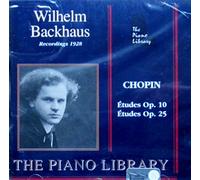 Backhaus,Wilhelm - Etüden Opp 10/25 [Import]
