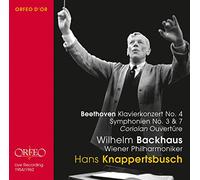 Backhaus, Wilhelm Knappertsbusch, Hans Wiener Philarmoniker - Beethoven: Conc.Piano 7, Sinf.3 Y 7/ Kna