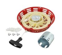 Backlash Starter Pull Starter Componente para Honda para GX610 GX620 Generador Motor Arrancador de retroceso con cuerda, mango y tornillos Kit de repuesto