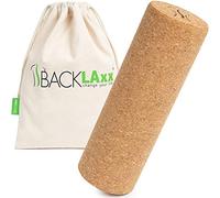 BACKLAXX ® Set de Rodillos Fasciales de Corcho | Rodillo Masaje Muscular para Espalda y Columna Vertebral | Sin Sustancias Nocivas | Antibacteriano | Incluye Vídeos de Uso