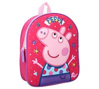Backpack 3D Peppa Friends Around Town - Fucsia One, fucsia
