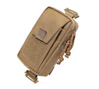 Backpack Attachment Pouch - Multi-Purpose Shoulder Zipper Pocket: Nylon Additional Bag For Hunting And Camping Gear, Ideal For Outdoor Adventures Nylon Backpack Shoulder Strap Pouch - Versatile Attach