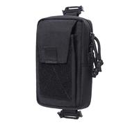 Backpack Attachment Pouch, Shoulder Strap Pocket, Zipper Utility Holder, Nylon Gear Organizer, Ideal for Outdoor Adventure, Performance, Hiking Trip, Hunting Equipment Carry