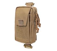 Backpack Attachment Pouch, Shoulder Zipper Pocket, Multi-Purpose Backpack Pouch, Nylon Shoulder Strap Pouch, Camping Gear Attachment, Hunting Backpack Accessory, Extra Storage For Backpack