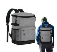 Backpack Cofferatore isolato, borsa da viaggio per zaino da 30 lattine - Borsa termica impermeabile, scanalatura leggera per pranzo per il pranzo in spiaggia di lavoro in spiaggia