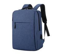 Backpack Comercial De Mochilas Para Portátil Con Conexión USB | Compartimento Para Portátil Acolchado Hasta 15.6 Pulgadas, Protección De Robo, Mucho Espacio, azul, Se référer au descriptif,