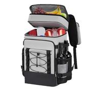 Backpack Cooler, Insulated Tote Bag, Soft Waterproof Ice Chest, Reusable Thermal Lunch Carrier, Ideal for Beach, Picnic, Work, School, Fishing, Hiking, Outdoor Use