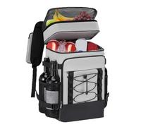 Backpack Cooler, Large Capacity Portable Ice Chest Backpack, Reusable Soft Ice Box Tote, Cooling Bag for Camping, Travel, Hiking, Beach, Picnic, School Lunch, Work, Outdoor, 40x28x22cm