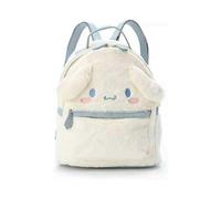 Backpack,my Melody Backpack Cinnamoroll Bag Cute Cartoon Figure Schoolbag Pink Plush Doll Shoulder Bag(white 1pc)